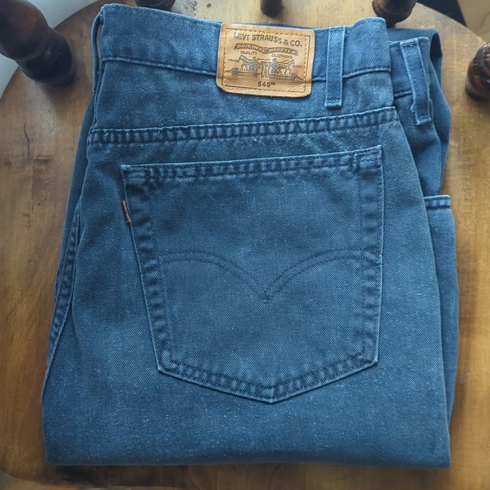 Levi's Dark Blue Jeans - Picture 1 of 7